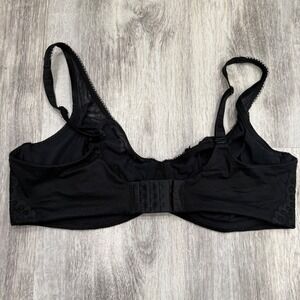 Victoria's Secret Black Lace Unlined Demi Bra 38DD